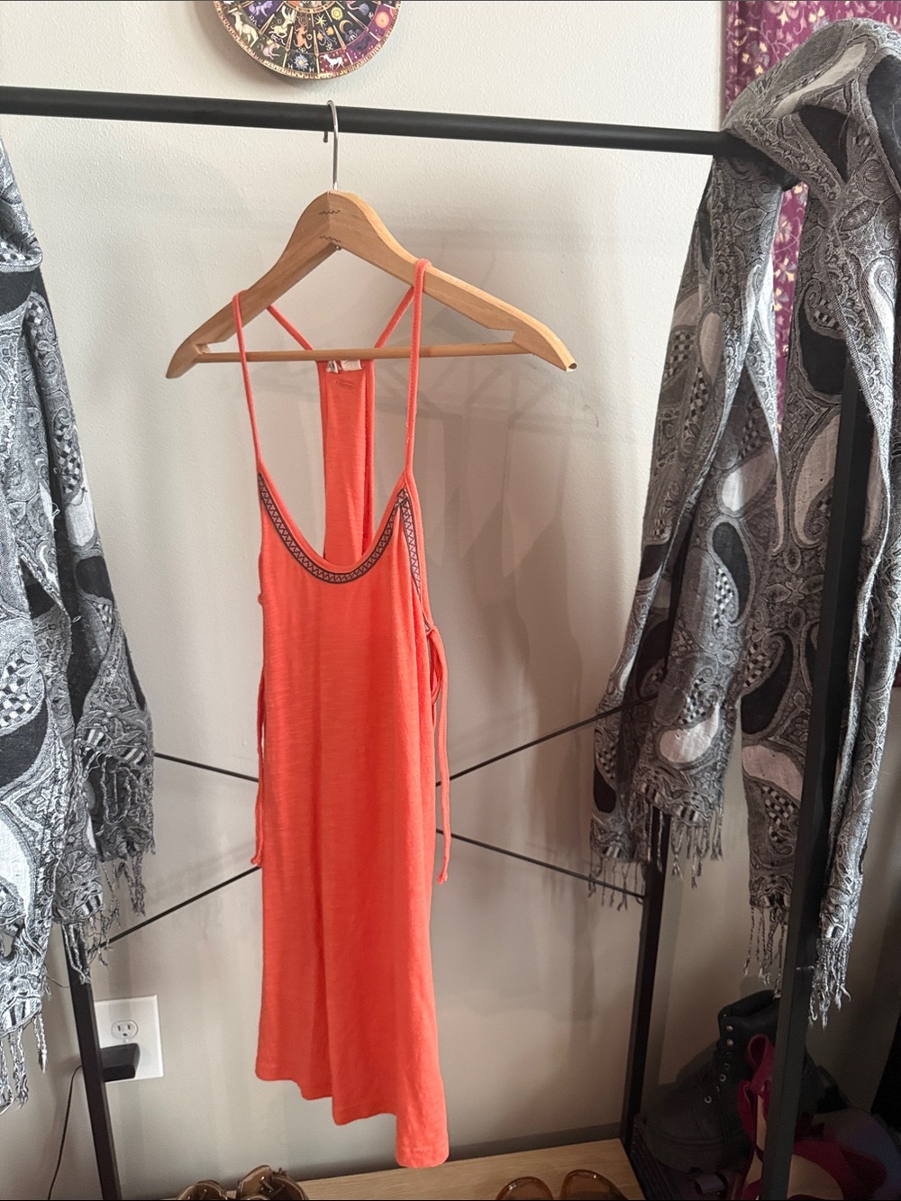 Roxy Coral Orange Mini Dress